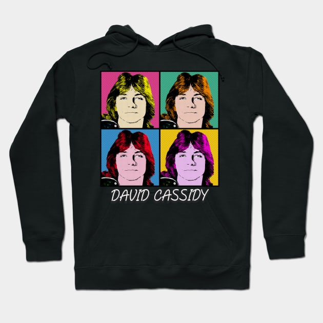 David Cassidy 80s Pop Art Style Hoodie by ArtGaul